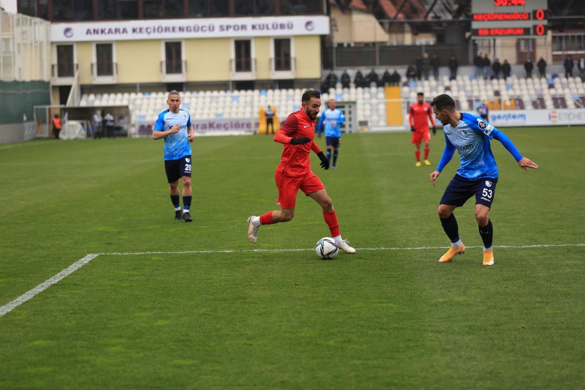 Ankara Keçiörengücü: 3 - BB Erzurumspor: 3