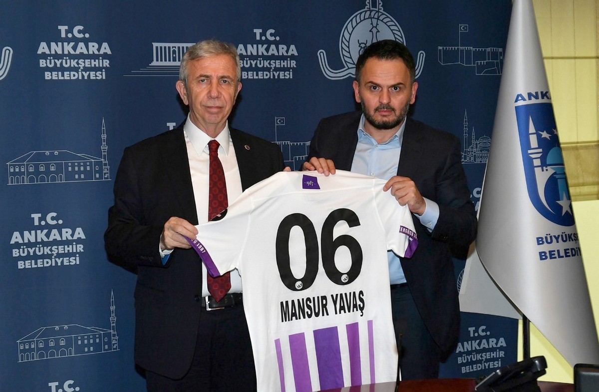 Kulübümüzden Mansur Yavaş'a ziyaret