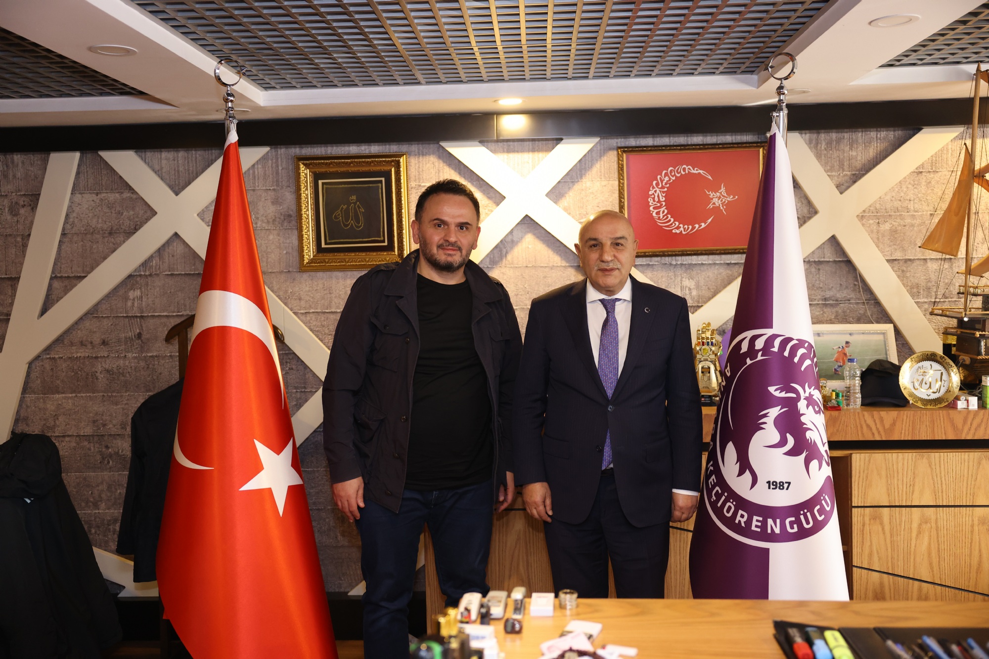 Keçiören Belediye Başkanı Turgut Altınok kulübümüzü ziyaret etti